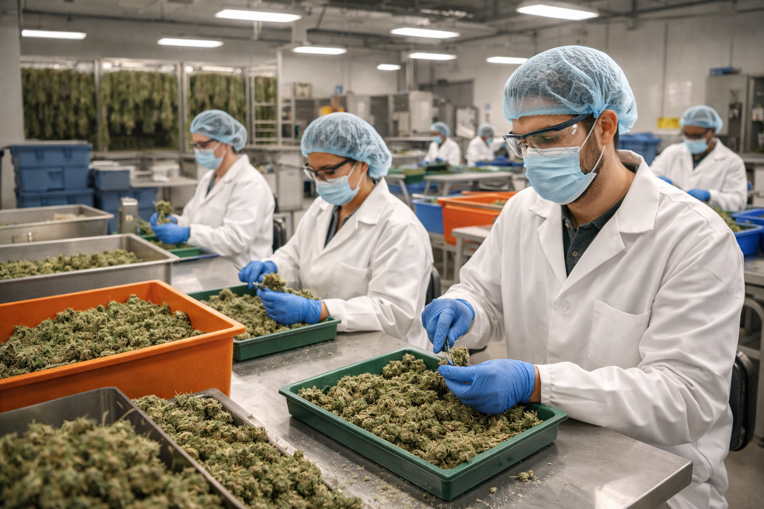 Cannabis processing facility